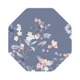 thumbnail image 1 of Kll Octagon Drink Coasters Set Of 4,Pu Leather Absorbent Coasters Set Decorative Coffee Cup Coasters Housewarming Gift For Home Decor-Watercolor Flowers Butterfly, 1 of 9