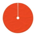 thumbnail image 1 of Kll Orange Christmas Tree Skirt 30",Party Decorations Farmhouse For Christmas Decorations Holiday Party, 1 of 8