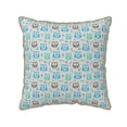 thumbnail image 1 of Kll Owl Decorative Throw Pillow Covers Velvet Soft For Couch Sofa Bedroom Living Room Outdoor -16"X16", 1 of 8