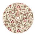 thumbnail image 1 of Kll Paris Vintage Christmas Tree Skirt 30",Party Decorations Farmhouse For Christmas Decorations Holiday Party, 1 of 8