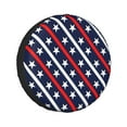 thumbnail image 1 of Kll Patriotic Star Pattern Tire Cover,Universal Wheel Tire Cover For Trailer, Rv, Suv, Truck,Camper And Many Vehicle,(15 Inch), 1 of 7