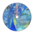 thumbnail image 1 of Kll Peacock Christmas Tree Skirt 48",Party Decorations Farmhouse For Christmas Decorations Holiday Party, 1 of 8