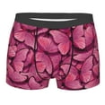 thumbnail image 1 of Kll Pink Butterfly Men'S Cotton Boxer Briefs Underwear-X-Large, 1 of 9