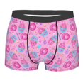 thumbnail image 1 of Kll Pink Donuts Men'S Cotton Boxer Briefs Underwear-Xx-Large, 1 of 9