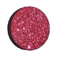 thumbnail image 1 of Kll Pink Glitter Tire Cover,Universal Wheel Tire Cover For Trailer, Rv, Suv, Truck,Camper And Many Vehicle,(17 Inch), 1 of 7