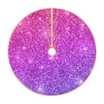 thumbnail image 1 of Kll Pink Purple Glitter Christmas Tree Skirt 36",Party Decorations Farmhouse For Christmas Decorations Holiday Party, 1 of 8