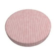 thumbnail image 1 of Kll Pink Stripes Round Bar Chair Cushion Cover 13 Inch,Bar Stool Protector With Elastic, Soft Washable, 1 of 7