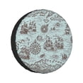 thumbnail image 1 of Kll Pirate Adventure Map Tire Cover,Universal Wheel Tire Cover For Trailer, Rv, Suv, Truck,Camper And Many Vehicle,(17 Inch), 1 of 7