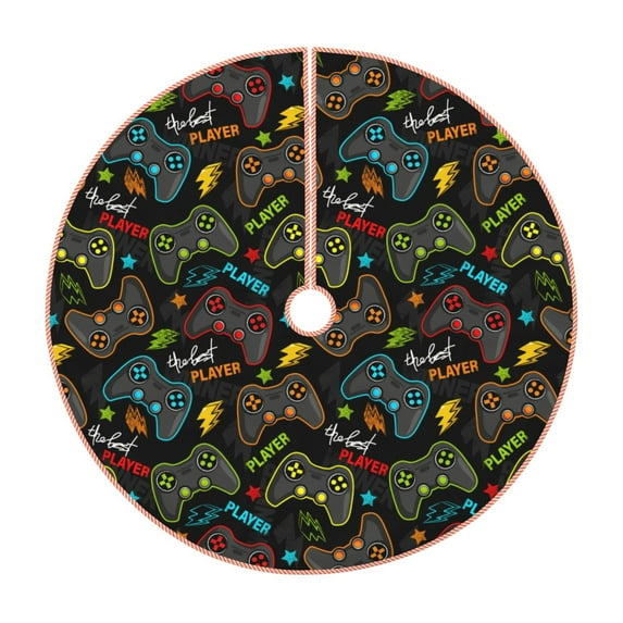 Kll Play Game3 Christmas Tree Skirt 36",Party Decorations Farmhouse For Christmas Decorations Holiday Party