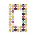 thumbnail image 1 of Kll Polka Dot Wall Plate,Gloss Finish,Standard Size 1 - 5" X 3", Polycarbonate Thermoplastic,Electric Receptacle Plug Covers, 1 of 8