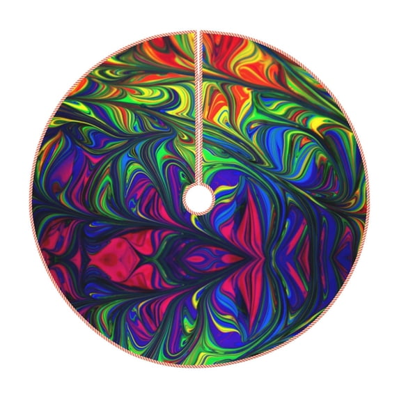 Kll Pride Rainbow Christmas Tree Skirt 36",Party Decorations Farmhouse For Christmas Decorations Holiday Party
