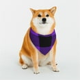 thumbnail image 1 of Kll Purple Buffalo Plaid Dog Bandanas,Triangle Reversible Pet Scarf For Small Medium Large And Extra Large Dogs-Large, 1 of 7