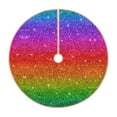 thumbnail image 1 of Kll Rainbow Glitter Christmas Tree Skirt ,Party Decorations Farmhouse For Christmas Decorations Holiday Party, 1 of 8