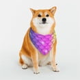 thumbnail image 1 of Kll Rainbow Scales2 Dog Bandanas,Triangle Reversible Pet Scarf For Small Medium Large And Extra Large Dogs-Medium, 1 of 8