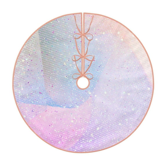 Kll Rainbow Unicorn Party Christmas Tree Skirt 36",Party Decorations Farmhouse For Christmas Decorations Holiday Party