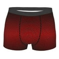 thumbnail image 1 of Kll Red Geometric Perforated Square Background Men'S Cotton Boxer Briefs Underwear-Xx-Large, 1 of 9