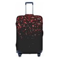 thumbnail image 1 of Kll Red Glitter1 Luggage Cover Suitcase Cover Suitcase Protector-X-Large, 1 of 8