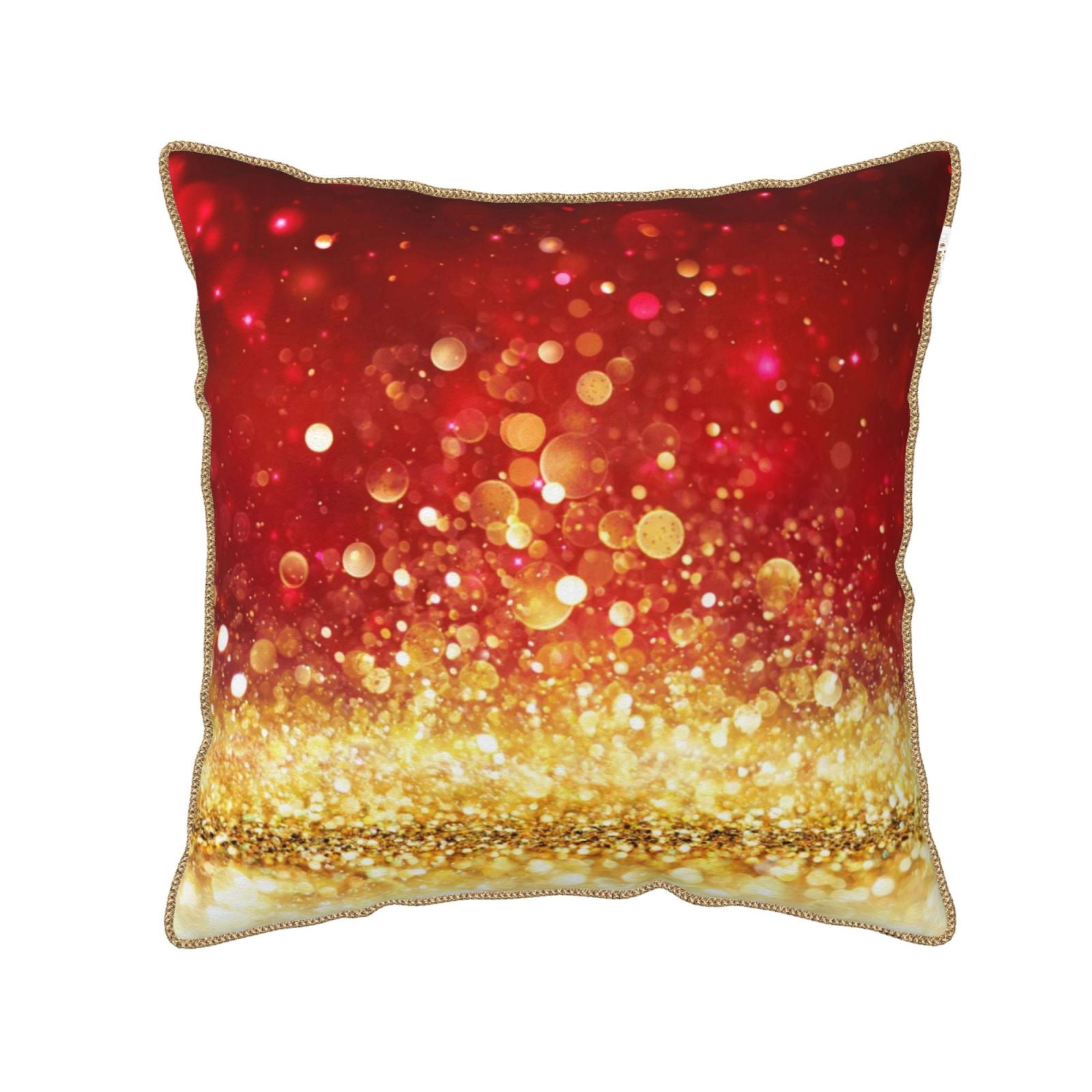 Red And Gold Throw Pillowsnull