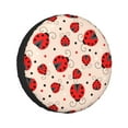 thumbnail image 1 of Kll Red Ladybug Tire Cover,Universal Wheel Tire Cover For Trailer, Rv, Suv, Truck,Camper And Many Vehicle,(15 Inch), 1 of 8