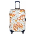 thumbnail image 1 of Kll Retro Floral Butterfly Luggage Cover Suitcase Cover Suitcase Protector (Luggage not included)-Medium, 1 of 8