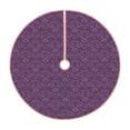 thumbnail image 1 of Kll Retro Florals Purple Christmas Tree Skirt 36",Party Decorations Farmhouse For Christmas Decorations Holiday Party, 1 of 8
