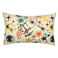thumbnail image 1 of Kll Rockets Pillow Covers Envelope Closure,Super Soft And Cozy Fuzzy Fleece Pillow Case Cover 20"X30", 1 of 8