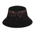 thumbnail image 1 of Kll Rose Gold Glitter1 Bucket Hat For Women Men Packable Travel Beach Sun Hat Outdoor Rave Accessories Reflective Fisherman Cap, 1 of 9