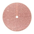 thumbnail image 1 of Kll Rose Gold Pink Glitter Christmas Tree Skirt 30",Party Decorations Farmhouse For Christmas Decorations Holiday Party, 1 of 8