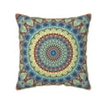 thumbnail image 1 of Kll Round Mandala1 Decorative Throw Pillow Covers Velvet Soft For Couch Sofa Bedroom Living Room Outdoor -18"X18", 1 of 8