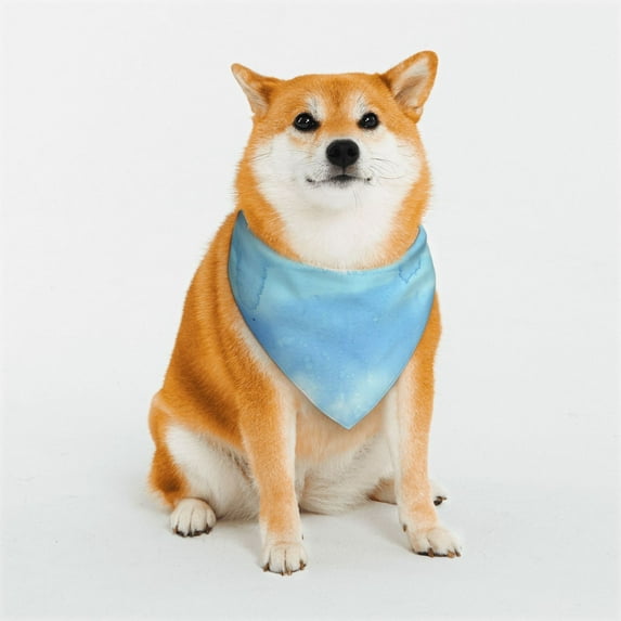 Kll Sea And Fish Dog Bandanas,Triangle Reversible Pet Scarf For Small Medium Large And Extra Large Dogs-Small