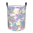 thumbnail image 1 of Kll Sea Turtles Waterproof Foldable Laundry Hamper Bucket With Handles For Storage Bin,Kids Room,Home Organizer (Medium), 1 of 8