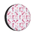 thumbnail image 1 of Kll Seahorse And Starfish Tire Cover,Universal Wheel Tire Cover For Trailer, Rv, Suv, Truck,Camper And Many Vehicle,(14 Inch), 1 of 8