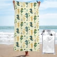 thumbnail image 1 of Kll Seahorse Microfiber Beach Towel Fast Drying,Extra Large 27.5"X55" Sand Free Beach Towel Super Lightweight Towels For Swimming Pool,Camping,Picnic,Yoga Gym Sports, 1 of 8