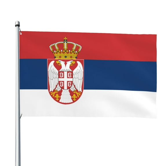 Kll Serbia Flag Flag 4x6 Ft Parade Party Flag Outdoor Flag Decorative Flag Banner Flags Garden Flag Home House Flags