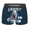 thumbnail image 1 of Kll Shark Men'S Cotton Boxer Briefs Underwear-X-Large, 1 of 9
