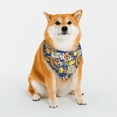 thumbnail image 1 of Kll Sicilian Style Dog Bandanas,Triangle Reversible Pet Scarf For Small Medium Large And Extra Large Dogs-Small, 1 of 7