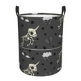 thumbnail image 1 of Kll Skeleton Unicorn Waterproof Foldable Laundry Hamper Bucket With Handles For Storage Bin,Kids Room,Home Organizer (Medium), 1 of 8