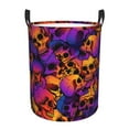 thumbnail image 1 of Kll Skull Waterproof Foldable Laundry Hamper Bucket With Handles For Storage Bin,Kids Room,Home Organizer (Small), 1 of 8