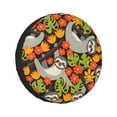 thumbnail image 1 of Kll Sloth On The Branch Tire Cover,Universal Wheel Tire Cover For Trailer, Rv, Suv, Truck,Camper And Many Vehicle,(17 Inch), 1 of 8