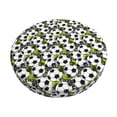 thumbnail image 1 of Kll Soccer And Football Round Bar Chair Cushion Cover 14 Inch,Bar Stool Protector With Elastic, Soft Washable, 1 of 7