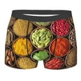 thumbnail image 1 of Kll Spices And Herbs Men'S Cotton Boxer Briefs Underwear-X-Large, 1 of 9