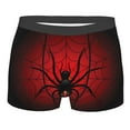 thumbnail image 1 of Kll Spider On The Web Men'S Cotton Boxer Briefs Underwear-Large, 1 of 9