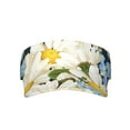 thumbnail image 1 of Kll Sport Sun Visor Hats Ball Caps Empty Top Baseball Sun Cap For Men Women-Bees Collecting Nectar, 1 of 8