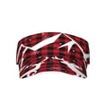 thumbnail image 1 of Kll Sport Sun Visor Hats Ball Caps Empty Top Baseball Sun Cap For Men Women-Christmas Buffalo Plaid, 1 of 8