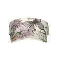 thumbnail image 1 of Kll Sport Sun Visor Hats Ball Caps Empty Top Baseball Sun Cap For Men Women-Flying Butterflies, 1 of 8