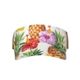 thumbnail image 1 of Kll Sport Sun Visor Hats Ball Caps Empty Top Baseball Sun Cap For Men Women-Hawaiian Pineapples, 1 of 8