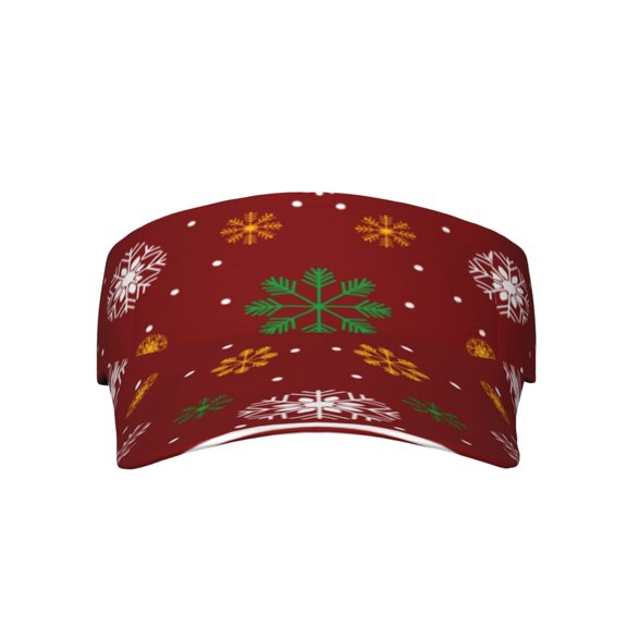 Kll Sport Sun Visor Hats Ball Caps Empty Top Baseball Sun Cap For Men Women-Merry Christmas