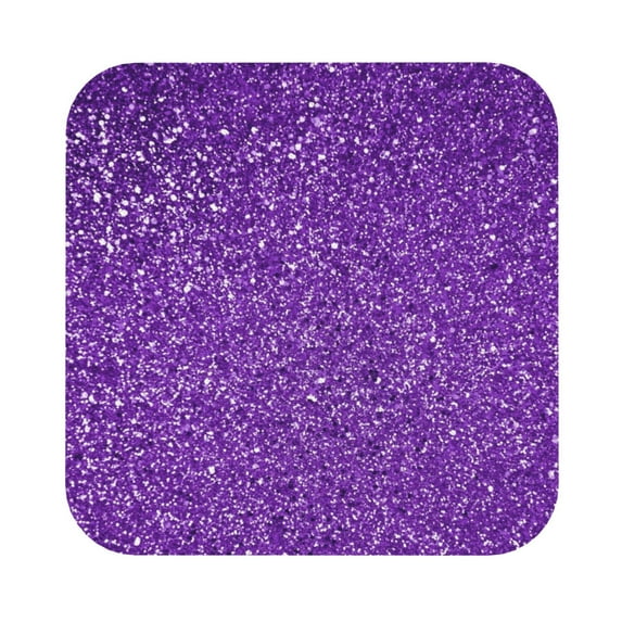 Kll Square Drink Coasters Set Of 4,Pu Leather Absorbent Coasters Set Decorative Coffee Cup Coasters Housewarming Gift For Home Decor-Glitter Purple
