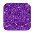 thumbnail image 1 of Kll Square Drink Coasters Set Of 4,Pu Leather Absorbent Coasters Set Decorative Coffee Cup Coasters Housewarming Gift For Home Decor-Purple Glitter, 1 of 9