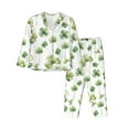 thumbnail image 1 of Kll St Patrick'S Day3 Print Women'S Long Sleeve Pajamas With Pants Sleepwear Loungewear 2 Set-X-Large, 1 of 9